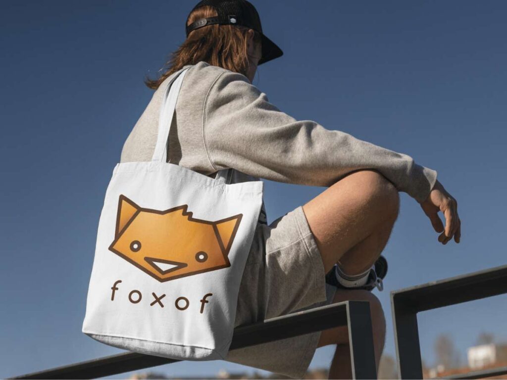 Totebag avec le logo FOXOF